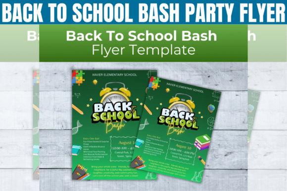 Back to School Bash Party Flyer: The Modern Solution for Seamless Event Planning