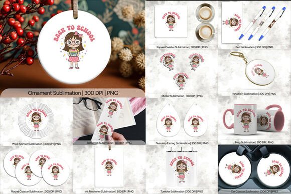Back to School Girl Sublimation Bundle: A Modern Toolkit for Creators and Educators