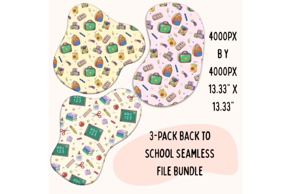 Back to School Toddler Seamless Patterns