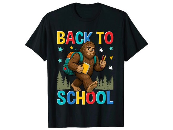 Bigfoot Student Back to School T-Shirt: A Unique Way to Start the Semester
