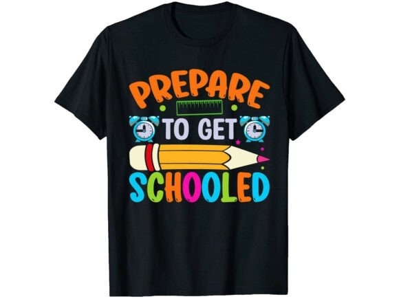Get Schooled Back to School T-Shirt Design