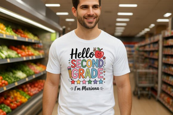 Hello Second Grade PNG – Back to School