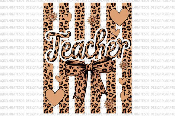 Leopard Teacher PNG, Back to School Png: A Strategic Asset for Educators and Creators