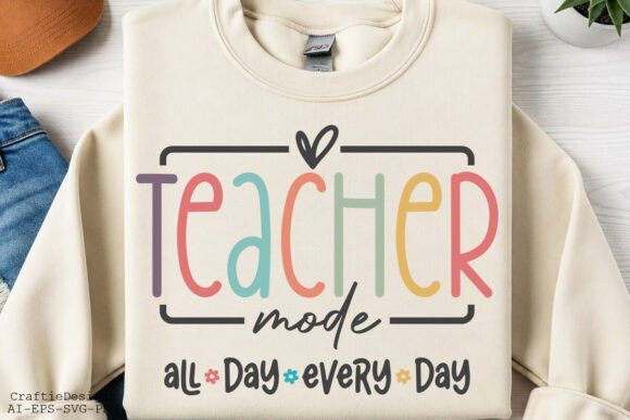 Show Off Your Educator Pride with the Ultimate Teacher Mode SVG Design